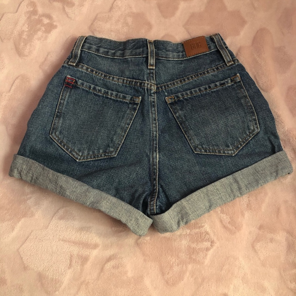 BDG Urban Outfitters Blue Mom High-Rise Shorts - Picture 3 of 4